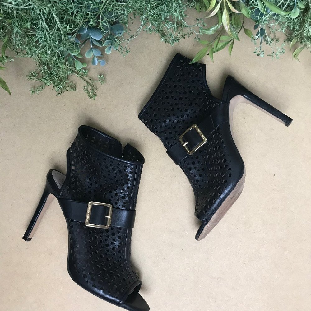 Vince Camuto Bootie Peep Toe Heels